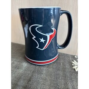 2019 NFL Houston Texans Ceramic 14 Oz Coffee Mug Cup Boelter Brands 3D embossed